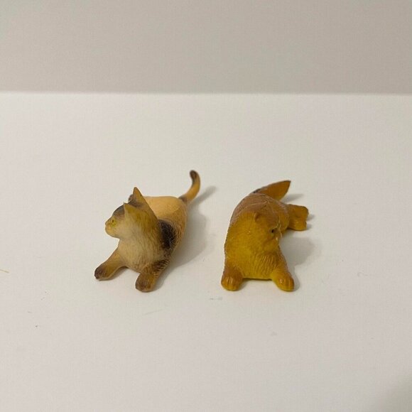 Vintage Cats and Dog Pencil Toppers Kittens Rubber Mini Animal Figures - Picture 12 of 16